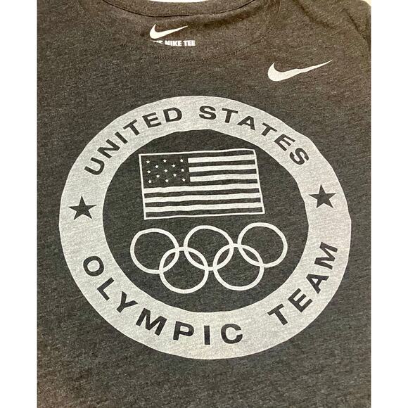 Team USA Olympic Nike Dri-Fit Tee - Gray - Women’s Size M - Picture 2 of 5